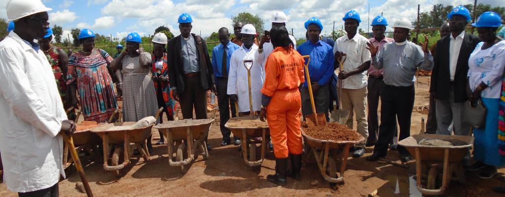 Ground breaking ceremony of administration block