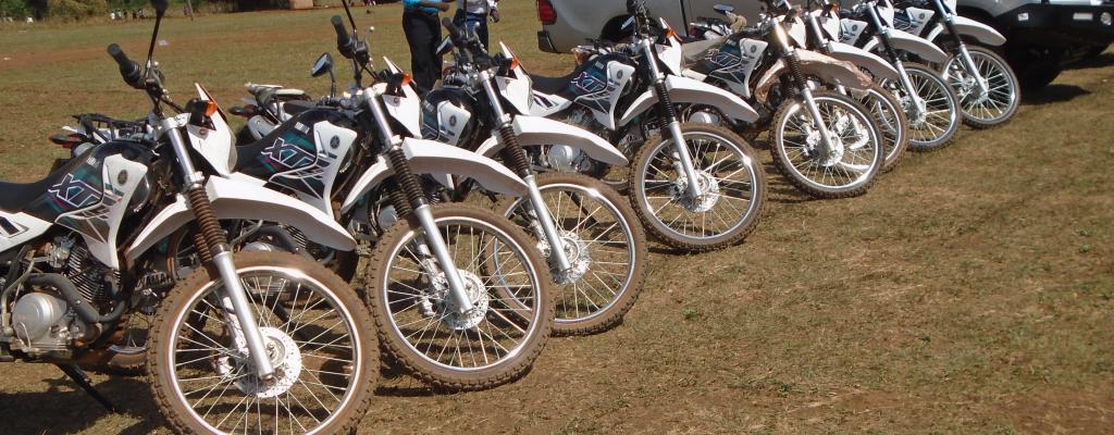 motorcycles and vehicles received for start up